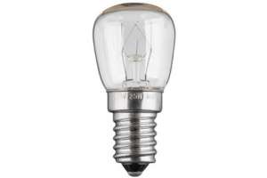 Backofenlampe Birnform klar 25W E14